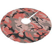 Rode en bruine camouflage, leger, leger kerstboom rok (Gekanteld)