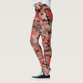 Rode en bruine camouflage, leger, leger leggings (Links)