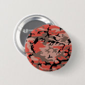 Rode en bruine camouflage, leger, leger ronde button 5,7 cm (Voorkant /achterkant)