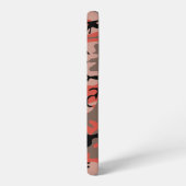 Rode en bruine camouflage, leger, leger samsung galaxy hoesje (Linkerkant)