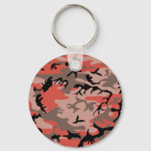 Rode en bruine camouflage, leger, leger sleutelhanger (Voorkant)