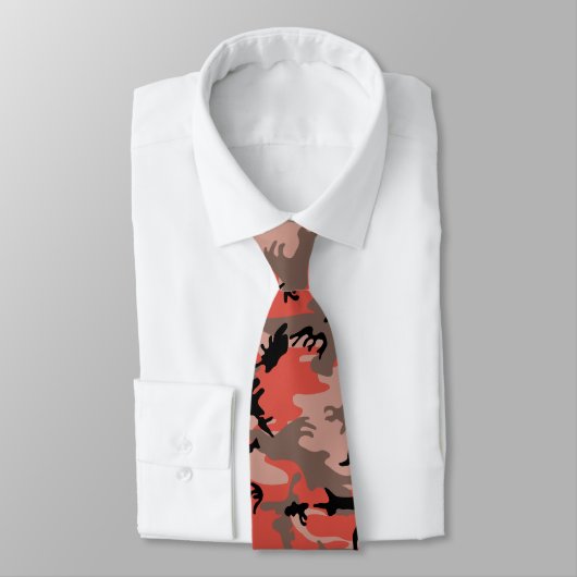 Rode en bruine camouflage, leger, leger stropdas (Gebonden)