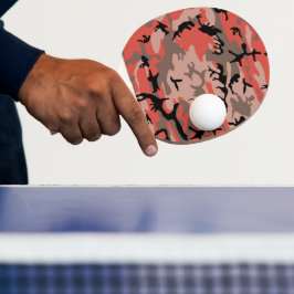 Rode en bruine camouflage, leger, leger tafeltennisbatje