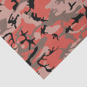 Rode en bruine camouflage, leger, leger tissuepapier (Detail)