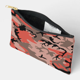 Rode en bruine camouflage, militair, leger etui