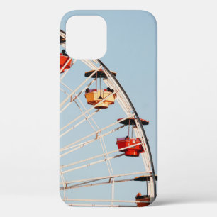 Rode en bruine carrousel Case-Mate iPhone case