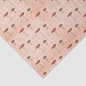  rode en bruine paddenstoelen tissuepapier (Detail)