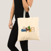 Rode En Bruine Rottweiler Met Agilityapparatuur Tote Bag (Voorkant (product))