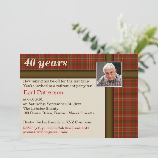 Rode en bruine speldenstaarten, uitnodiging tot pe (Staand voorkant)