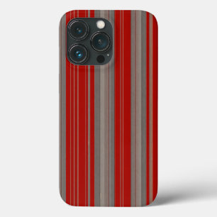 Rode en bruine strepen Case-Mate iPhone case