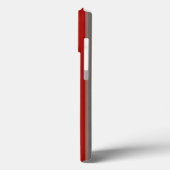 Rode en bruine strepen Case-Mate iPhone case (Achterkant / Links)