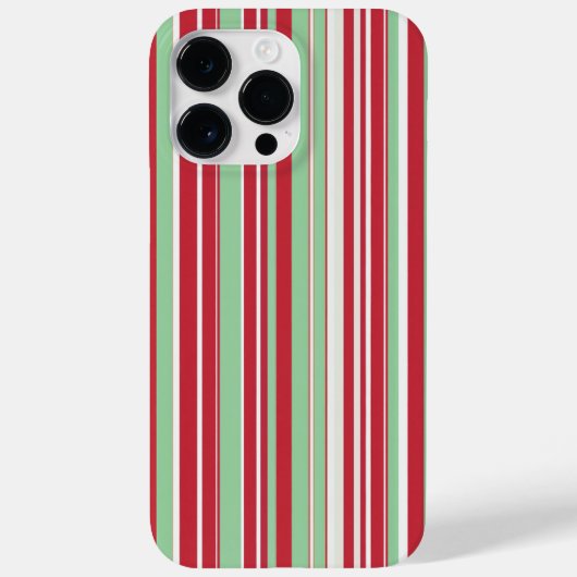 Rode en bruine strepen Case-Mate iPhone case (Achterkant)