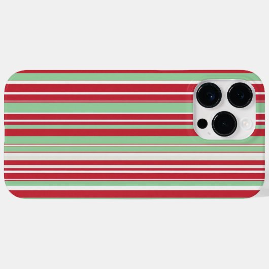 Rode en bruine strepen Case-Mate iPhone case (Achterkant (horizontaal))