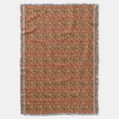  rode en crème met schroefdraad deken (Voorkant Verticaal)