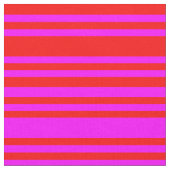 Rode en Fuchsia gekleurde strepen Stof (Close Up)