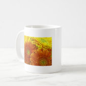 Rode en gele Afrikaanse zeedagen Koffiemok (Voorkant links)