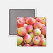 Rode en gele appels printmagneet magneet (Voorkant / Achterkant)