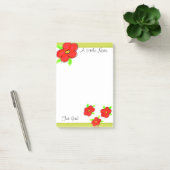Rode en gele bloem post-it® notes (Kantoor)