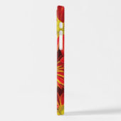 Rode en gele bloemen 1 iPhone hoesje (Linkerkant)