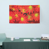 Rode en gele bloemen 1 spandoek (Beurs)