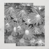 Rode en gele bloemen 2 bedankkaart (Voorkant / Achterkant)