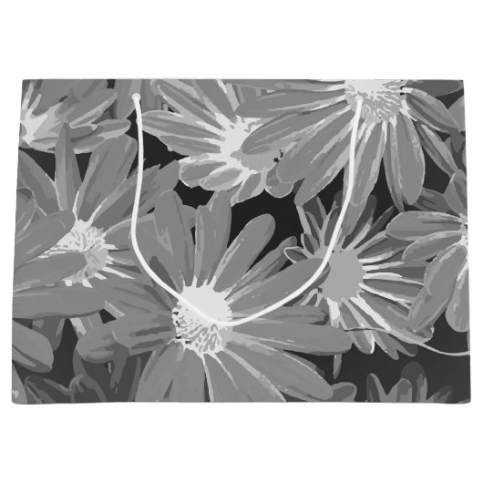 Rode en gele bloemen 2 groot cadeauzakje (Voorkant)