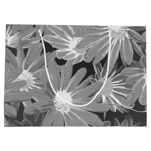 Rode en gele bloemen 2 groot cadeauzakje (Achterkant)