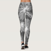 Rode en gele bloemen 2 leggings (Achterkant)