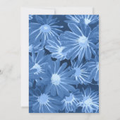 Rode en gele bloemen 3 bedankkaart (Achterkant)