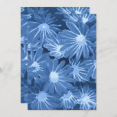 Rode en gele bloemen 3 bedankkaart (Voorkant / Achterkant)