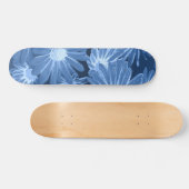 Rode en gele bloemen 3 persoonlijk skateboard (Horizontaal)