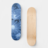 Rode en gele bloemen 3 persoonlijk skateboard (Voorkant)
