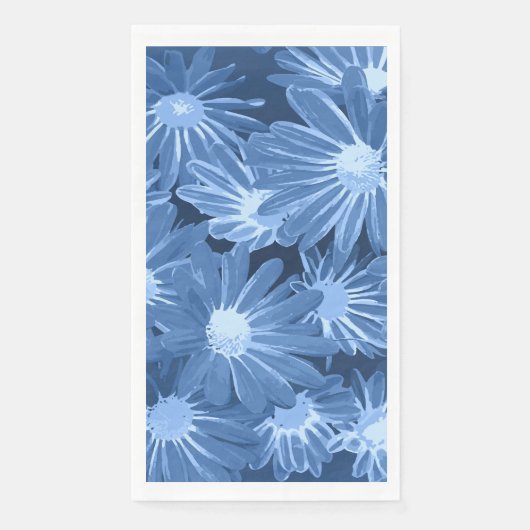 Rode en gele bloemen 3 servet (Voorkant)