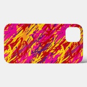 Rode en gele Camouflage Case-Mate iPhone Case (Achterkant (horizontaal))