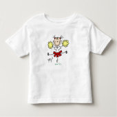 Rode en gele Cheerleader T-shirts en GIfts (Voorkant)