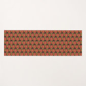 Rode en gele chrysant bloemen yogamat (Voorkant (horizontaal))