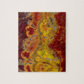 Rode en gele Crayloa Jasper Legpuzzel (Verticaal)