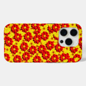 Rode en gele dahlia bloemen Case-Mate iPhone case (Achterkant (horizontaal))