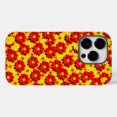Rode en gele dahlia bloemen Case-Mate iPhone case (Achterkant (horizontaal))