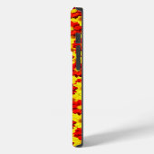 Rode en gele dahlia bloemen Case-Mate iPhone case (Achterkant / Links)
