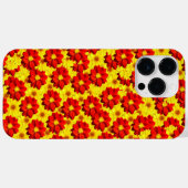 Rode en gele dahlia bloemen Case-Mate iPhone case (Achterkant (horizontaal))