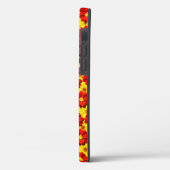 Rode en gele dahlia bloemen Case-Mate iPhone case (Achterkant / Links)