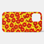 Rode en gele dahlia bloemen Case-Mate iPhone case (Achterkant (horizontaal))