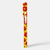 Rode en gele dahlia bloemen Case-Mate iPhone case (Achterkant / Links)