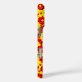 Rode en gele dahlia bloemen Case-Mate iPhone case (Achterkant / Rechts)