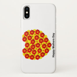 Rode en gele dahlia bloemen Happy Mothers Day Case-Mate iPhone Case