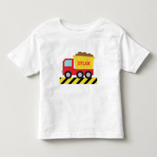 Rode en Gele Dump Truck, Voor Kinderen Kinder Shirts