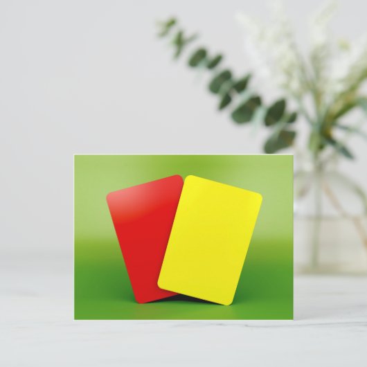 Rode en gele kaarten (Staand voorkant)