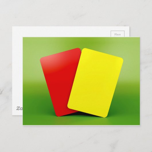 Rode en gele kaarten (Voorkant / Achterkant)
