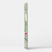 rode en gele kleine bloem op groene achtergrond Case-Mate iPhone case (Achterkant / Rechts)
